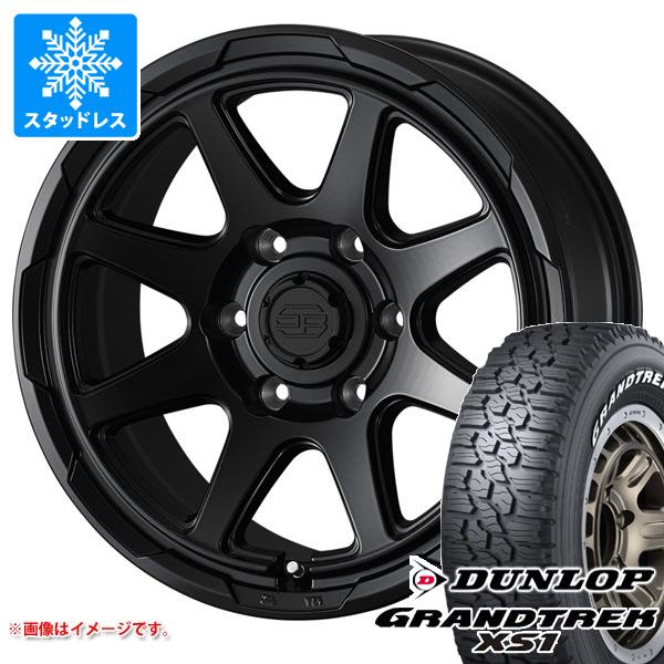 ハイエース 200系用 スタッドレス ダンロップ グラントレック XS1 LT215/70R16 100/97N ホワイトレター スタットベルク タイヤホイール4本セット