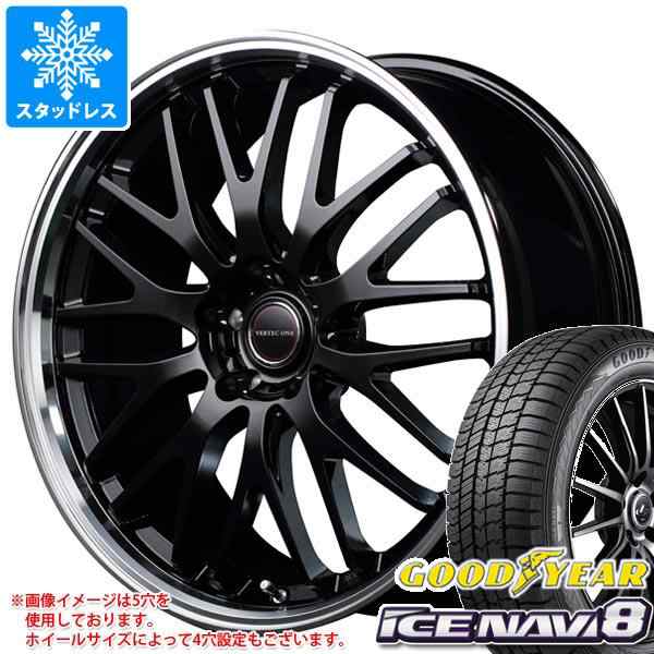 スタッドレスタイヤ グッドイヤー アイスナビ8 215/55R18 95Q ＆ ヴァーテックワン エグゼ10 7.0-18 タイヤホイール4本セット215/55-18 Gの通販は 242,900円
