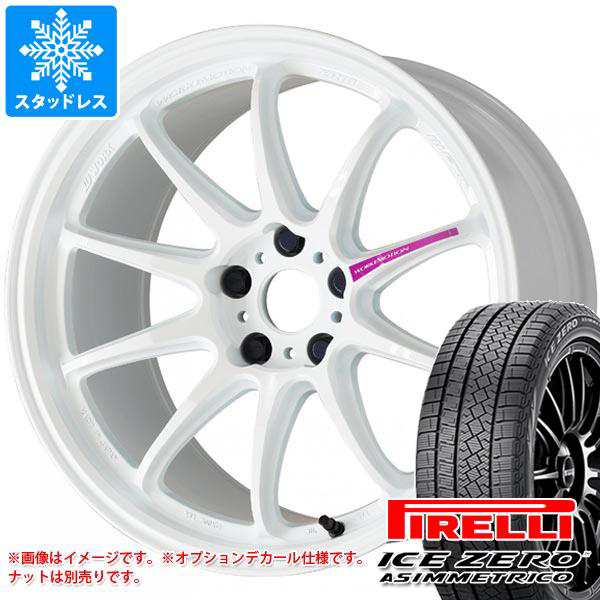 スタッドレスタイヤ ピレリ アイスゼロアシンメトリコ SUV 235/55R19 105H XL ＆ ワーク エモーション ZR10 8.5-19 タイヤホイール4本セット235/55-19 PIRELLI ICE ZERO ASIMMETRICO SUVの通販は