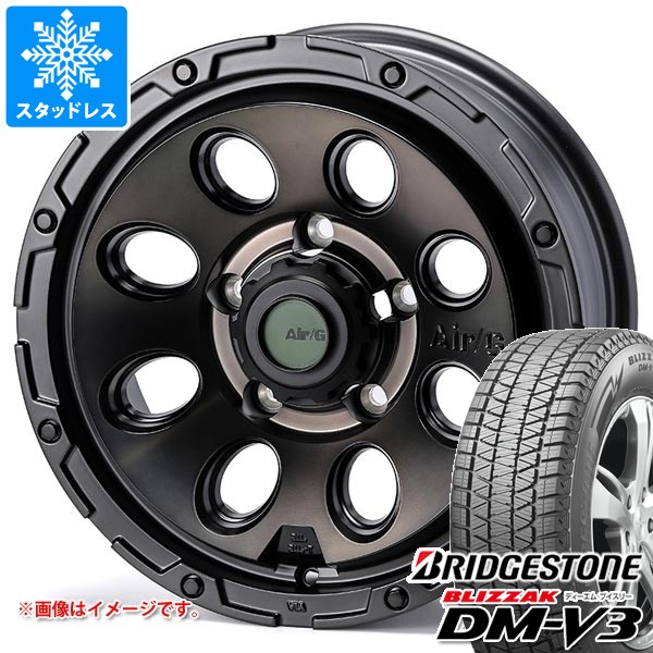 5本セット スズキ ジムニーノマド JC74W用 スタッドレス ブリヂストン ブリザック DM-V3 215/70R16 100Q エアージー マッシヴ タイヤホイール5本セット