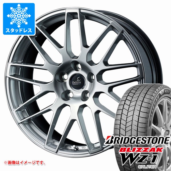 トヨタ 40系アルファード用 スタッドレス ブリヂストン ブリザック WZ-1 225/55R19 103Q XL デルモア LC.S タイヤホイール4本セット