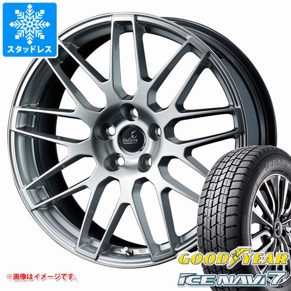 LBX MAYH10系用 2026年製 スタッドレス グッドイヤー アイスナビ7 225/60R17 99Q デルモア LC.S タイヤホイール4本セット