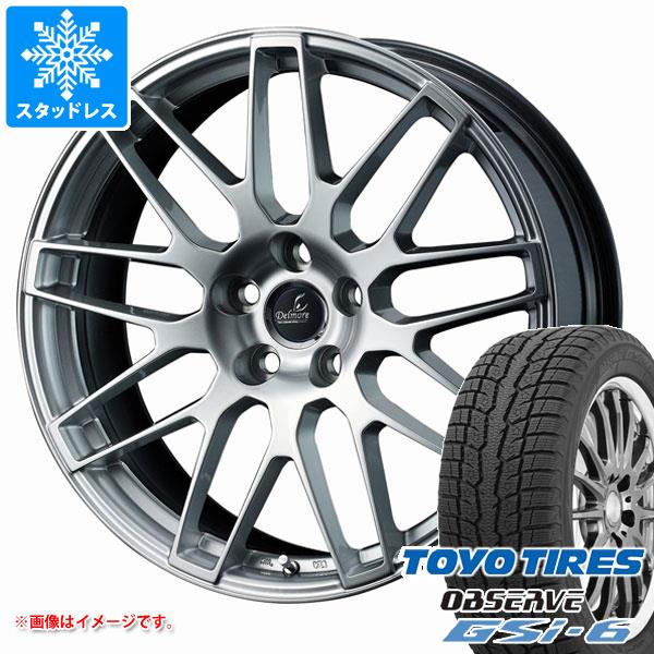 LBX MAYH10系用 スタッドレス トーヨー オブザーブ GSi-6 225/55R18 98Q デルモア LC.S タイヤホイール4本セット 124,650円