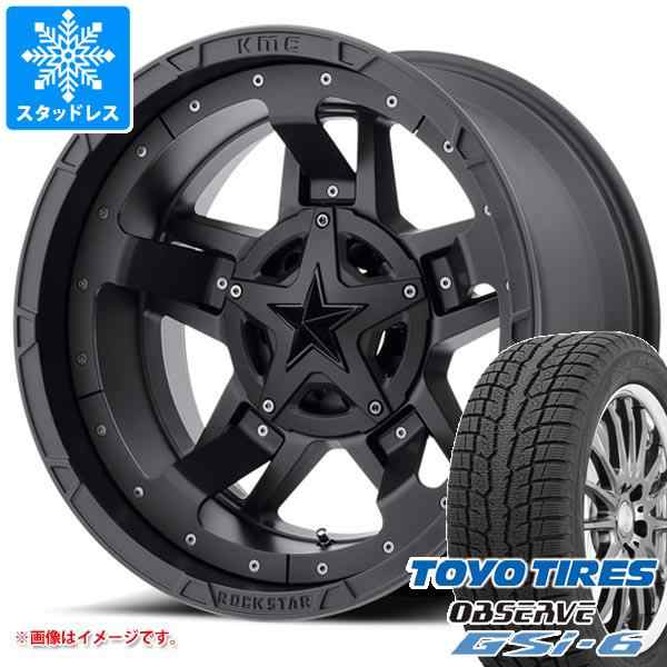 RAV4 50系用 スタッドレス トーヨー オブザーブ GSi-6 235/65R17 108Q XL KMC XD827 ロックスター3 タイヤホイール4本セットの通販は