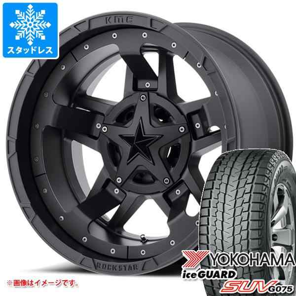 スタッドレスタイヤ ヨコハマ アイスガード SUV G075 265/65R17 112Q ＆ KMC XD827 ロックスター3 8.0-17 タイヤホイール4本セット 265/6の通販は