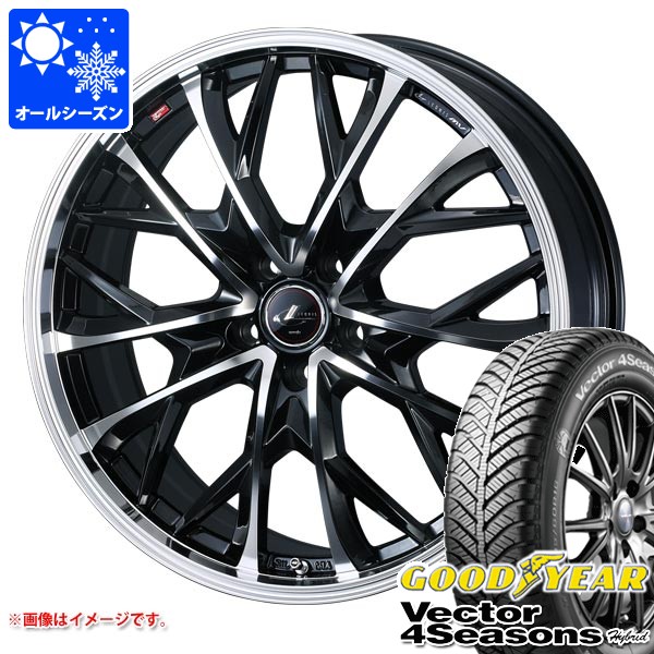 送料無料 オールシーズンタイヤホイール 4本セット 225/45R18 91H グッドイヤー ベクターフォーシーズンズ ハイブリッド エンケイ パフォ オールシーズンタイヤ ホイール4本セット 225⁄45R18インチ 5H114 MID
