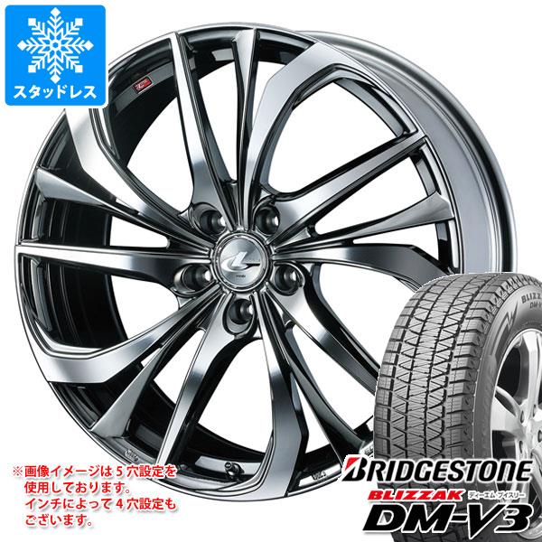 スタッドレスタイヤ ブリヂストン ブリザック DM-V3 235/60R18 107Q XL ＆ レオニス TE 8.0-18 タイヤホイール4本セット235/60-18 BRIDGESTONE BLIZZAK DM-V3