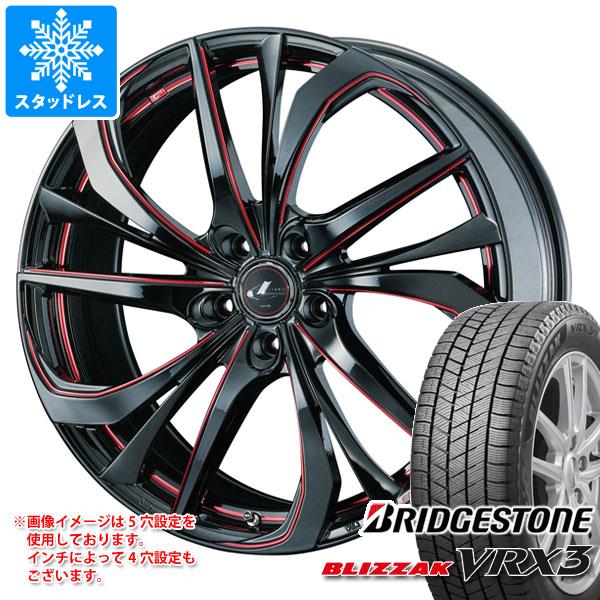 スタッドレスタイヤ ブリヂストン ブリザック VRX3 225/45R19 92Q ＆ レオニス TE 8.0-19 タイヤホイール4本セット225/45-19 BRIDGESTONE BLIZZAK VRX3