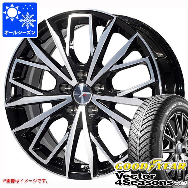 レクサス IS350用 オールシーズンタイヤ グッドイヤー ベクター 4シーズンズ ハイブリッド 225/45R17 91H エルエフファースト 7.5-17 タイヤホイール4本セットの通販は 108,130円