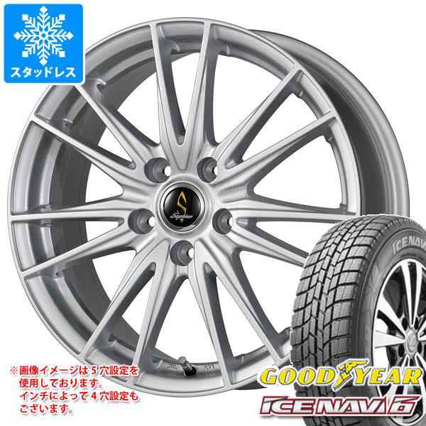 スタッドレスタイヤ グッドイヤー アイスナビ6 215 65r15 96q セプティモ G02 シルバー 6 0 15 タイヤホイール4本セット 215 65 15 Goの通販はau Pay マーケット タイヤ1番