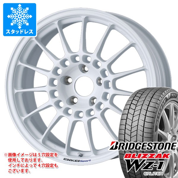 スタッドレスタイヤ ブリヂストン ブリザック WZ-1 235/40R18 95Q XL 2025年10月発売サイズ ＆ エンケイ スポーツ RC-T5 8.5-18 タイヤホイール4本セット235/40-18 BRIDGESTONE BLIZZAK WZ-1