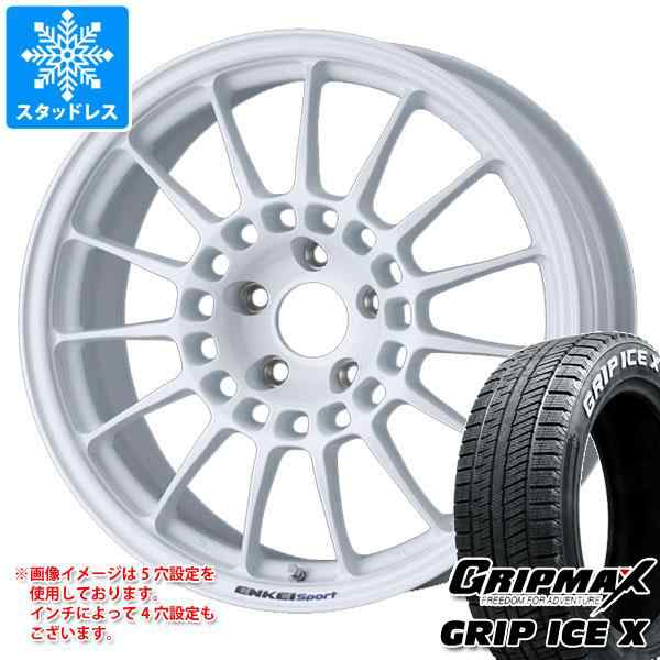 スタッドレスタイヤ グリップマックス グリップアイスエックス 215/50R17 95T XL ホワイトレター ＆ エンケイ スポーツ RC-T5  7.5-17 タの通販はau PAY マーケット タイヤ1番 au PAY マーケット－通販サイト