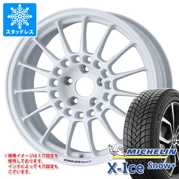 2026年製 スタッドレスタイヤ ミシュラン エックスアイススノープラス 225/45R18 95H XL ＆ エンケイ スポーツ RC-T5 8.5-18 タイヤホイール4本セット225/45-18 MICHELIN X-ICE SNOW+ 185,300円