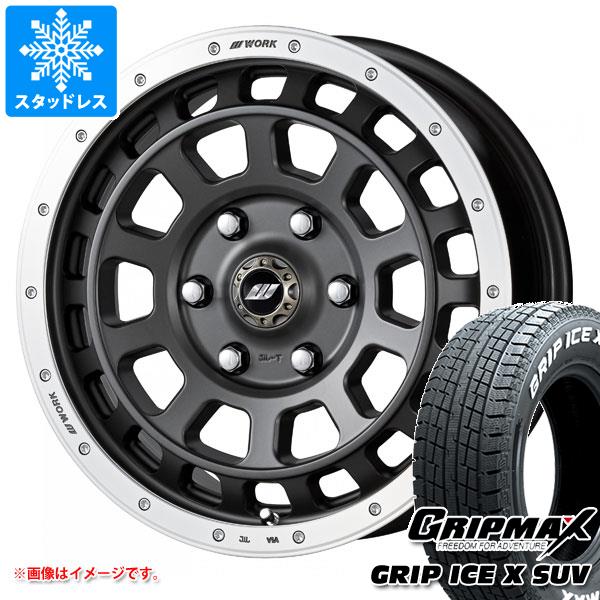 RAV4 50系用 スタッドレス グリップマックス グリップアイスエックス SUV 225/70R16 103Q ホワイトレター ワーク クラッグ T-グラビック タイヤホイール4本セットの通販は 176,900円