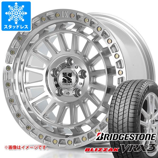 トヨタ RAV4 50系用 スタッドレス ブリヂストン ブリザック VRX3 225/65R17 102Q MLJ エクストリームJ XJ08 タイヤホイール4本セット