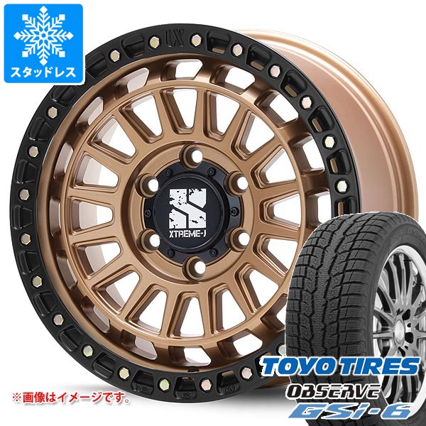 トヨタ FJクルーザー 10系用 スタッドレス トーヨー オブザーブ GSi-6 265/70R17 115Q MLJ エクストリームJ XJ08 タイヤホイール4本セット 117,900円