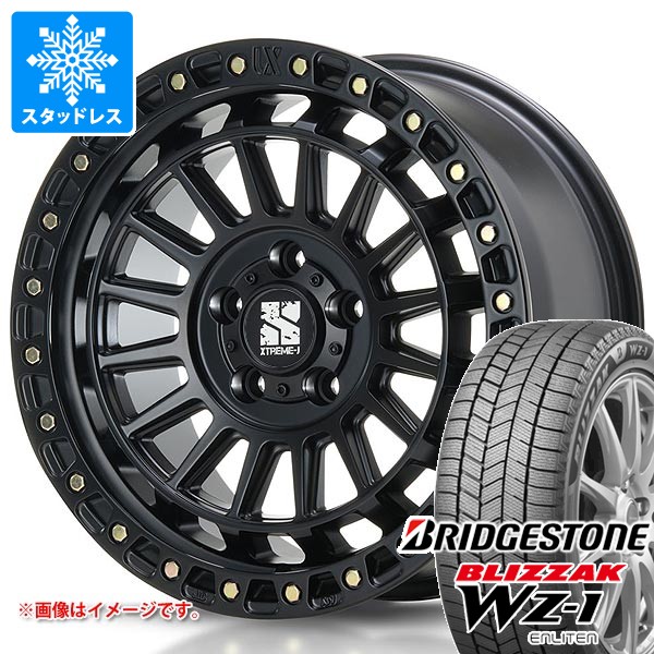 ジープ ラングラー JK/JL系用 スタッドレス ブリヂストン ブリザック WZ-1 265/65R18 116Q XL 2025年10月発売サイズ MLJ エクストリームJ XJ08 タイヤホイール4本セット
