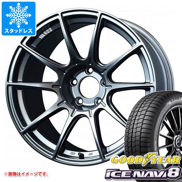 スタッドレスタイヤ グッドイヤー アイスナビ8 225/50R18 95Q ＆ SSR GTX01 7.5-18 タイヤホイール4本セット225/50-18 GOODYEAR ICE NAVI 8