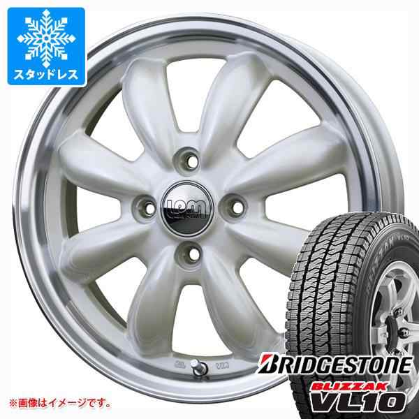 スタッドレスタイヤ ブリヂストン ブリザック VL10 145/80R12 80/78N (145R12 6PR相当) ＆ ララパーム カップ  3.5-12 タイヤホイール4本の通販はau PAY マーケット - タイヤ1番