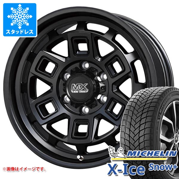 トヨタ ハイラックスサーフ215系用 スタッドレス ミシュラン エックスアイススノープラス 265/65R17 112H マッドクロス アイヴァー タイヤホイール4本セット