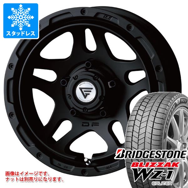 スズキ ジムニーノマド JC74W用 スタッドレス ブリヂストン ブリザック WZ-1 215/70R16 100Q デルタフォース オーバーランダー タイヤホイール4本セット