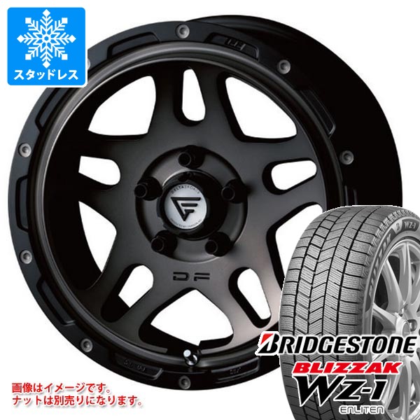 スズキ ジムニーシエラ JB74W用 スタッドレス ブリヂストン ブリザック WZ-1 215/70R16 100Q デルタフォース オーバーランダー タイヤホイール4本セット