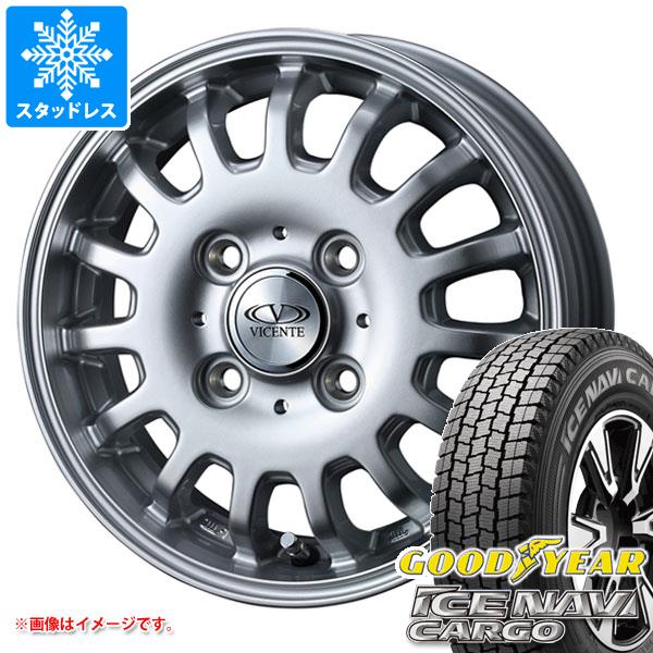 キャリイ DA16T用 スタッドレス グッドイヤー アイスナビカーゴ 145/80R12 80/78N (145R12 6PR相当) ヴィセンテ04CA タイヤホイール4本セットの通販は
