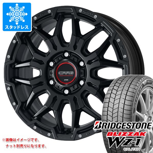 トヨタ ランドクルーザー300用 スタッドレス ブリヂストン ブリザック WZ-1 265/65R18 116Q XL 2025年10月発売サイズ ワーク クラッグ LCG タイヤホイール4本セット