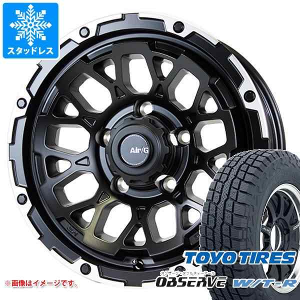 ジムニーシエラ JB74W用 スタッドレス トーヨー オブザーブ WTR 185/85R16 105/103N LT エアージー ロックス タイヤ ホイール4本セットの通販はau PAY マーケット - タイヤ1番 | au PAY マーケット－通販サイト