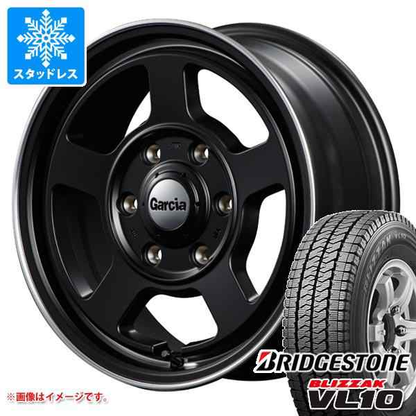 ハイエース 200系用 スタッドレス ブリヂストン ブリザック VL10 195/80R15 107/105N ガルシア シカゴ5 タイヤホイール4本セットの通販は