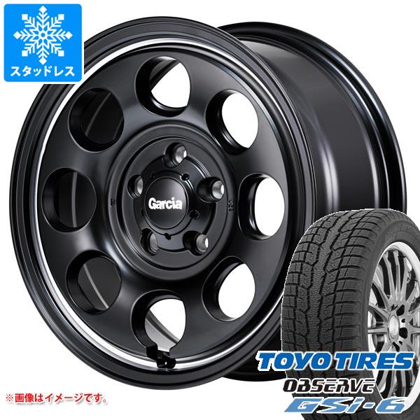 ニッサン T31エクストレイル用 スタッドレス トーヨー オブザーブ GSi-6 215/70R16 100Q ガルシア パーム8 タイヤホイール4本セット
