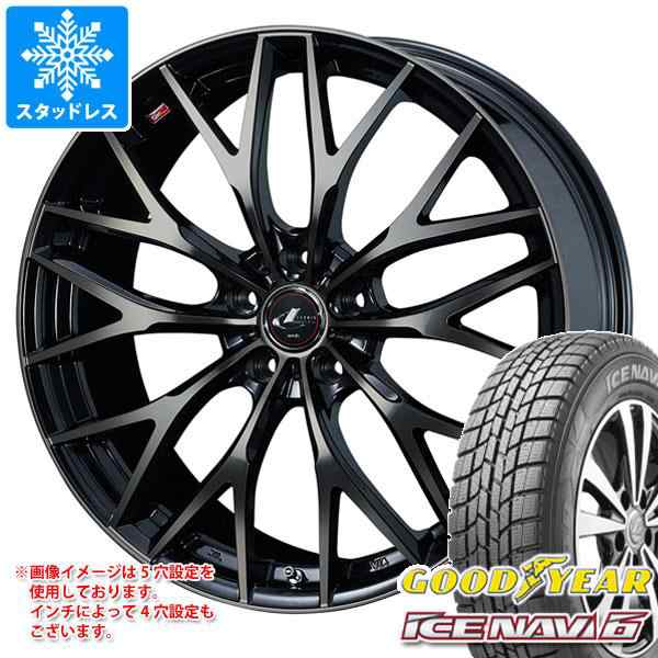 スタッドレスタイヤ グッドイヤー アイスナビ6 165 50r16 75q レオニス Mx 5 0 16 タイヤホイール4本セット 165 50 16 Goodyear Ice Nの通販はau Pay マーケット タイヤ1番