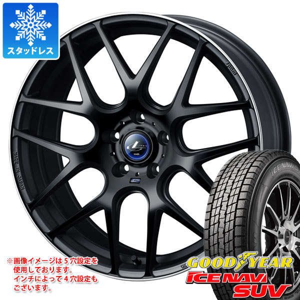 スタッドレスタイヤ グッドイヤー アイスナビ SUV 235/60R18 107Q XL ＆ レオニス ナヴィア 06 8.0-18 タイヤホイール4本セット 235/60-18 GOODYEAR ICE NAVI SUVの通販は 107,030円