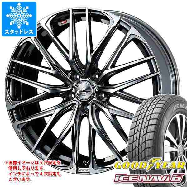 スタッドレスタイヤ グッドイヤー アイスナビ6 185 55r16 q レオニス Sk 6 0 16 タイヤホイール4本セット 185 55 16 Goodyear Ice Nの通販はau Pay マーケット タイヤ1番