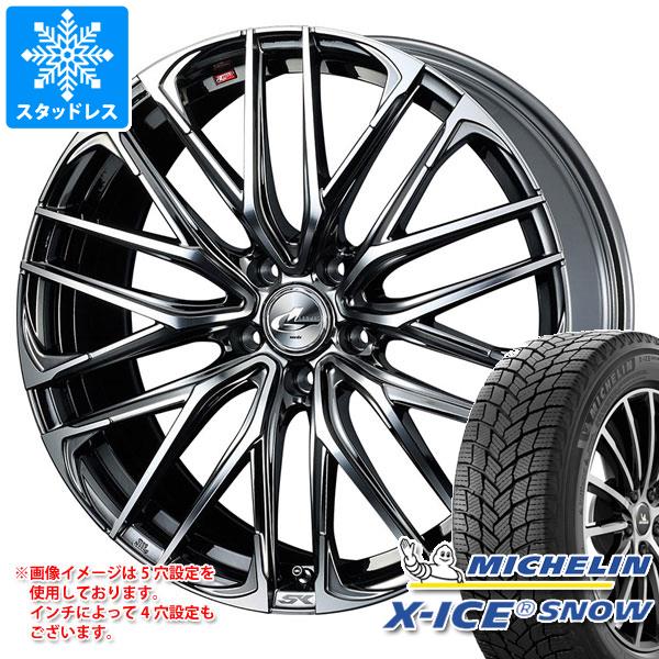 スタッドレスタイヤ ミシュラン エックスアイススノー SUV 225/55R19 103T XL ＆ レオニス SK 8.0-19 タイヤホイール4本セット225/55-19 MICHELIN X-ICE SNOW SUV