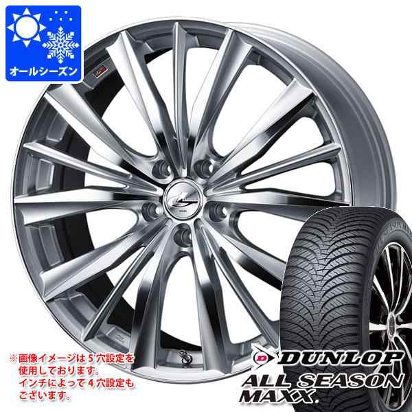 ノート E13系用 オールシーズンタイヤ ダンロップ オールシーズンマックス AS1 185/65R15 88H レオニス VX 6.0-15 タイヤホイール4本セッの通販は