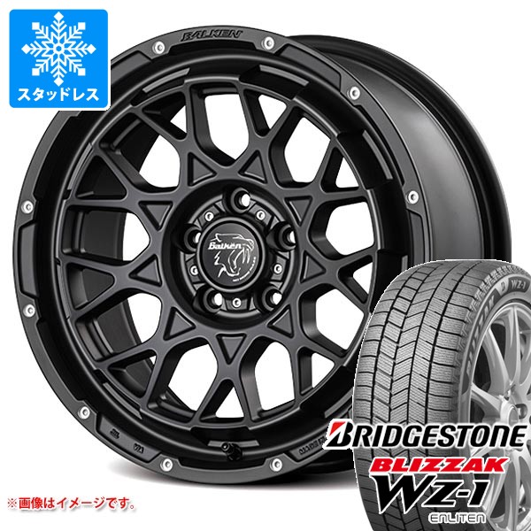 ミツビシ アウトランダー GF/GG系用 スタッドレス ブリヂストン ブリザック WZ-1 215/70R16 100Q ヴァルケン ローツェ タイヤホイール4本セット