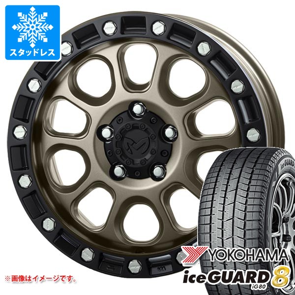 トヨタ RAV4 50系用 スタッドレス ヨコハマ アイスガードエイト iG80 225/65R17 102Q MKW M204 タイヤホイール4本セット