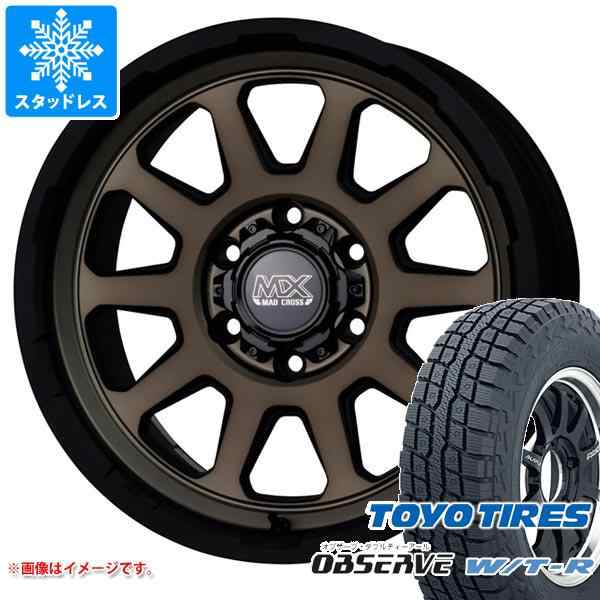 FJクルーザー 10系用 スタッドレス トーヨー オブザーブ WTR LT285/70R17 116/113Q マッドクロスレンジャー  タイヤホイール4本セット｜au PAY マーケット