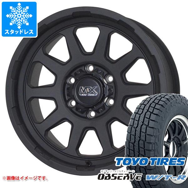 5本セット FJクルーザー 10系用 スタッドレス トーヨー オブザーブ WTR LT265/70R17 112/109Q マッドクロスレンジャー タイヤホイール5本セット 126,250円