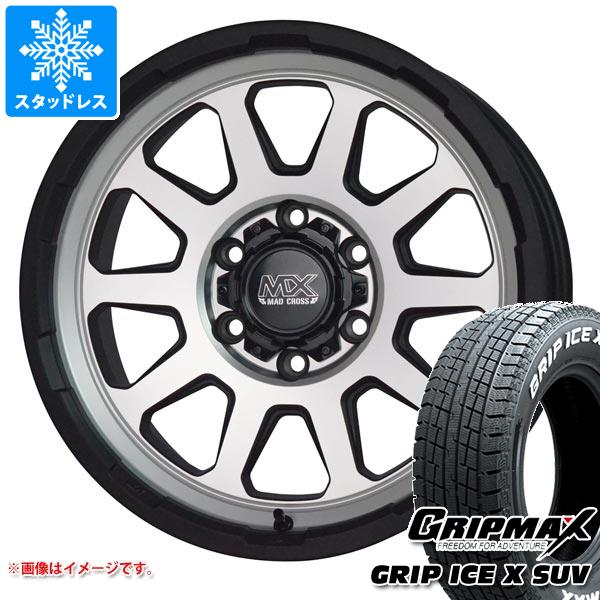 ハイエース 200系用 スタッドレス グリップマックス グリップアイスエックス SUV 215/70R16 100Q ホワイトレター マッドクロスレンジャー タイヤホイール4本セットの通販は