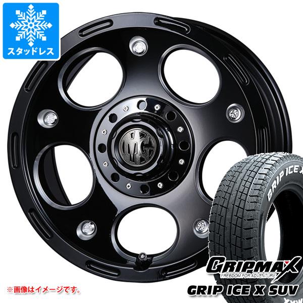 スズキ ジムニーノマド JC74W用 スタッドレス グリップマックス グリップアイスエックス SUV 185/85R16C 105/103N ホワイトレター クリムソン MG デーモン タイヤホイール4本セット 94,270円