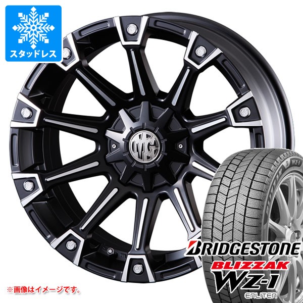 スタッドレスタイヤ ブリヂストン ブリザック WZ-1 265/65R17 112Q 2025年10月発売サイズ ＆ クリムソン MG モンスター 8.0-17 タイヤホイール4本セット265/65-17 BRIDGESTONE BLIZZAK WZ-1