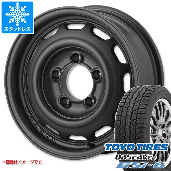 5本セット スズキ ジムニーノマド JC74W用 スタッドレス トーヨー オブザーブ GSi-6 195/80R15 96Q アピオ ワイルドボア ベンチュラ タイヤホイール5本セット
