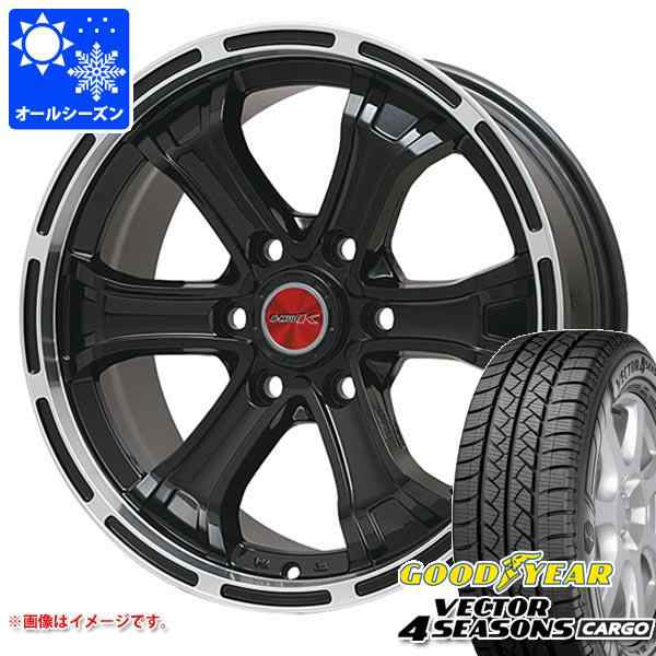 ハイエース 200系用 オールシーズンタイヤ グッドイヤー ベクター 4シーズンズ カーゴ 195/80R15 107/105N B マッド K  6.0-15 タイヤホイの通販はau PAY マーケット - タイヤ1番