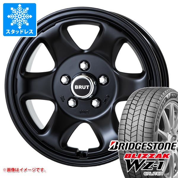 スタッドレスタイヤ ブリヂストン ブリザック WZ-1 215/70R16 100Q ＆ ブルート BR-44 デリカD:5用 6.5-16 タイヤホイール4本セット215/70-16 BRIDGESTONE BLIZZAK WZ-1