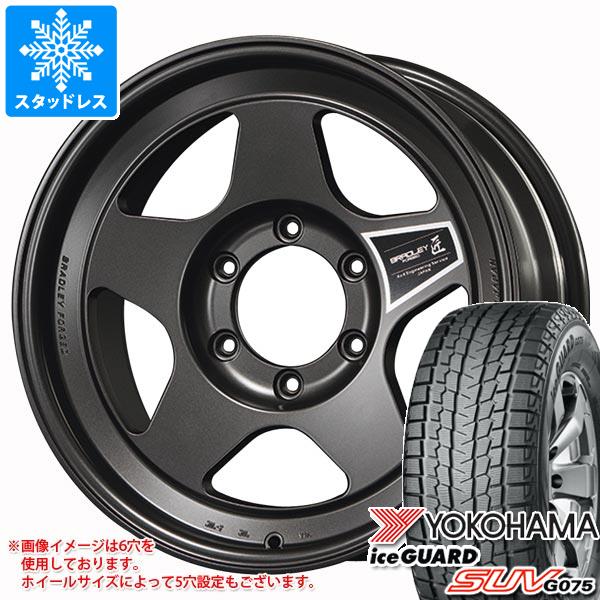 ランドクルーザー200用 スタッドレス ヨコハマ アイスガード SUV G075 285/60R18 116Q ブラッドレー フォージド タクミ タイヤホイール4本セット