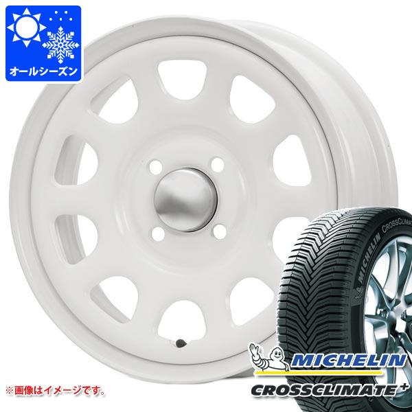 ハスラー用 オールシーズンタイヤ ミシュラン クロスクライメートプラス 165/70R14 85T XL MLJ デイトナ SS 5.0-14 タイヤホイール4本セットの通販は