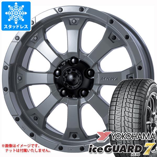 デリカD5用 スタッドレス ヨコハマ アイスガードセブン iG70 225/65R17 102Q MKW MK-46 タイヤホイール4本セットの通販は 228,900円