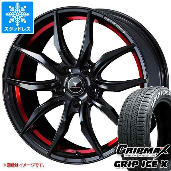 スタッドレスタイヤ グリップマックス グリップアイスエックス 235/50R18 101H XL ホワイトレター ＆ ノヴァリス ローグ VF  8.0-18 タイの通販はau PAY マーケット タイヤ1番 au PAY マーケット－通販サイト